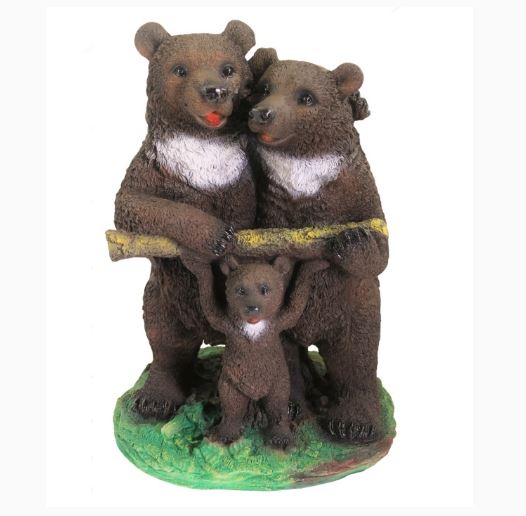 Фигура садовая три медведя, 42х32см арт.сф-1300