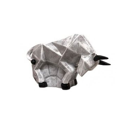 Копилка-оригами бык 17*25см., серый камень арт.ккю-1033