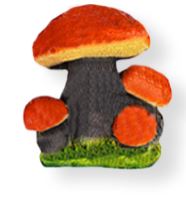 Фигура садовая гриб четверка средний 22х19 см арт. СФ-826