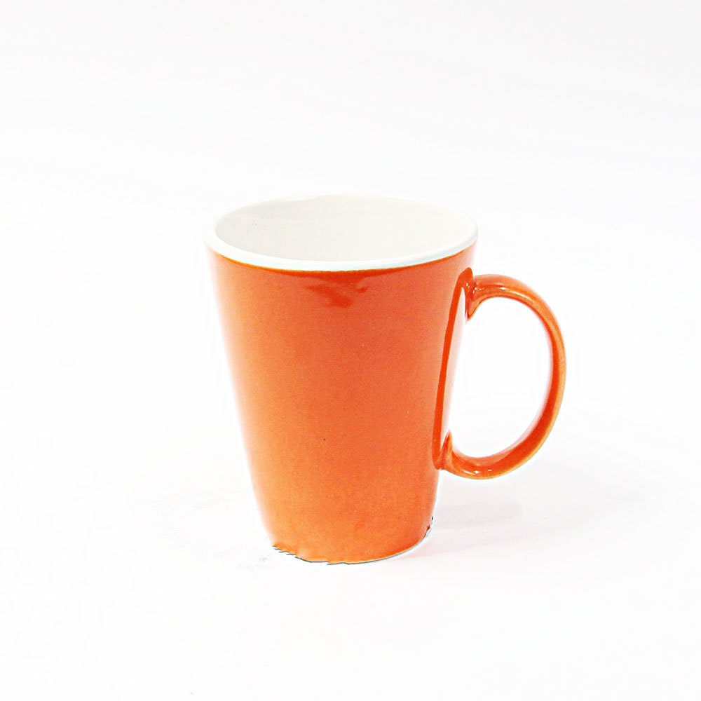 Чашка элит 0,350 л оранжевая. арт. сви-19373 